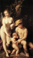 Venus con Mercurio y Cupido Manierismo renacentista Antonio da Correggio